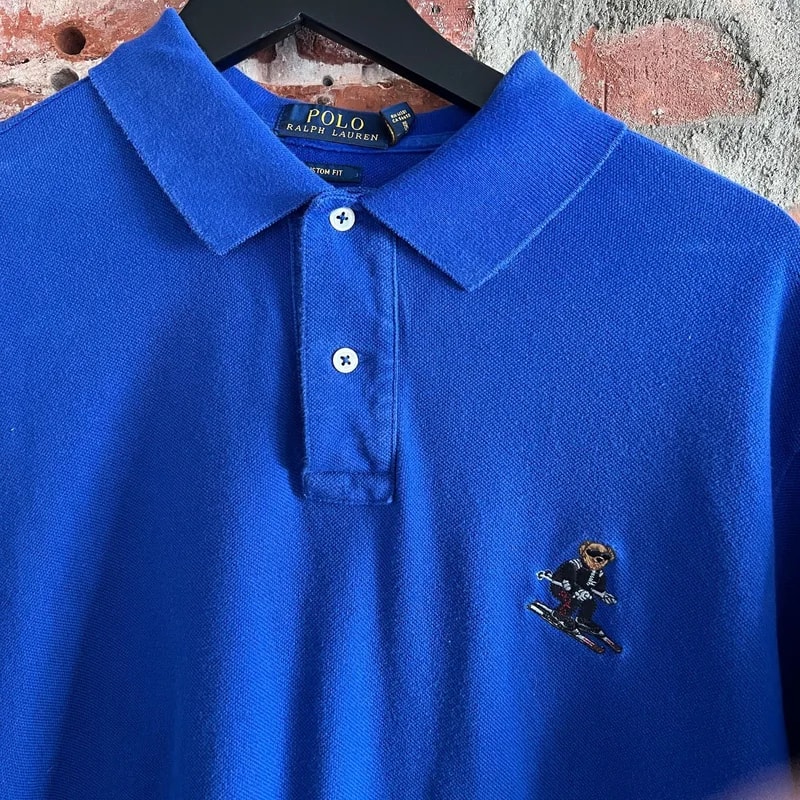 Ralph Lauren — Ralph Lauren Polo Bear Ski Custom Fit Shirt XL 23x29 — streetwear — resale