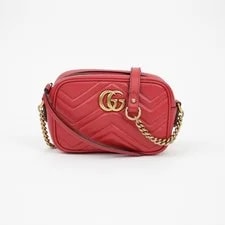 Gucci — Gucci 448065 GG Marmont Mini Crossbody 124267281 — Handbag — resale