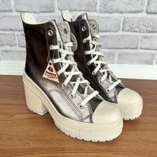 ⭐Converse Chuck 70 de Luxe Heel Sz 5 Shoes A09896C 3