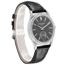 Patek Philippe Calatrava White Gold Grey Dial 6119G 6119 Box Papers 3