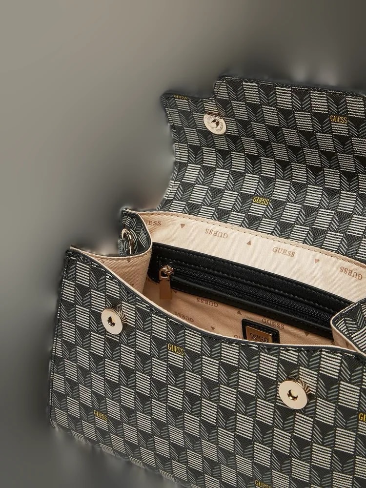Guess Logo-Patterned Top Handle — 2