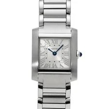 Cartier — Cartier Tank WSTA0065 ( 4472) 25.7mm Stainless Steel Silver #WW2490 — Watch — resale