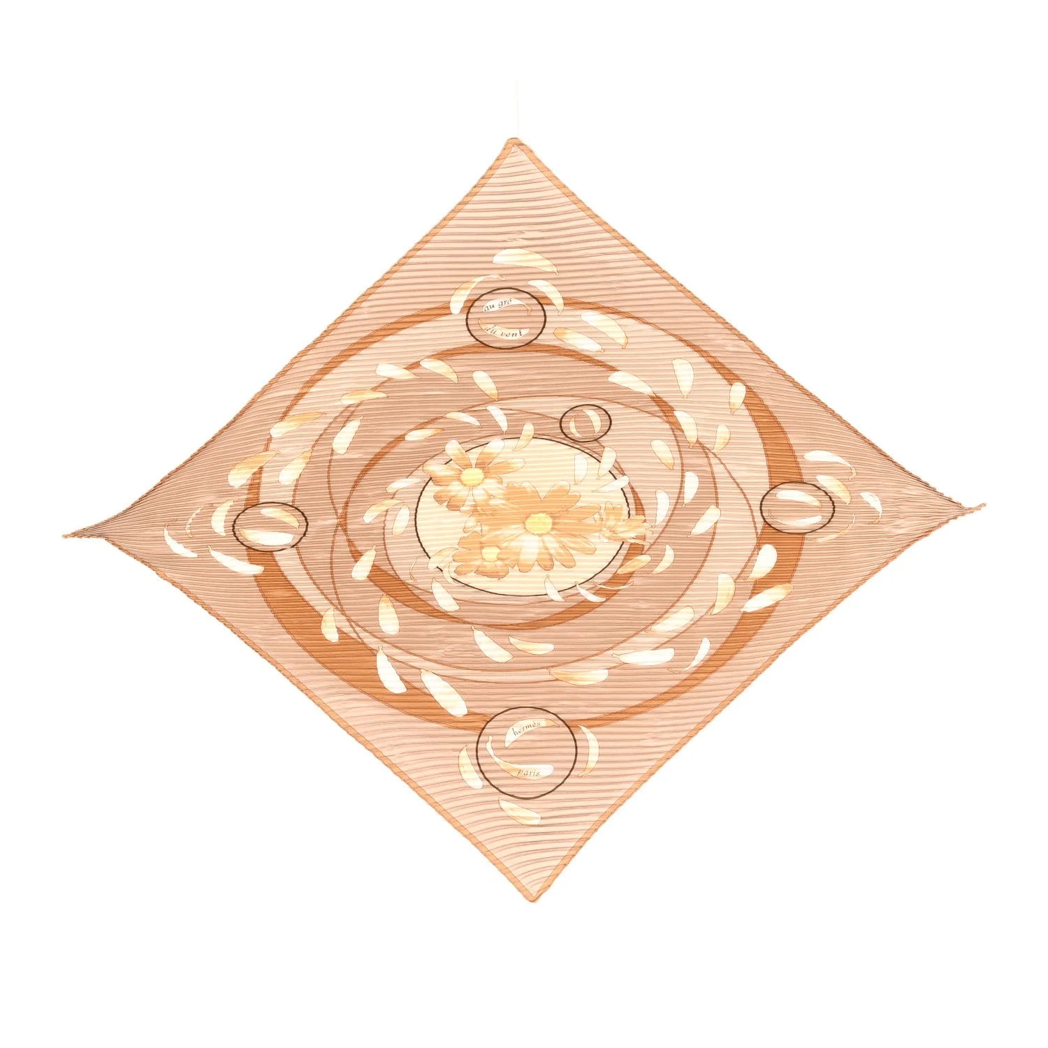 Hermès — Plisse Au Gre du Vent Scarf 90 — Accessory — resale