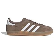 Adidas Gazelle Indoor Earth Strata Cloud White Gold Metallic US4-14 3