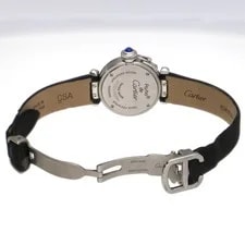 Cartier CRW3140025 Mispacha Silver SS/leather QZ 4
