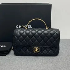 Chanel — Chanel Classic Flap Top Handle Chain Crossbody — Handbag — resale