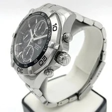 TAG Heuer Aquaracer Chronograph Automatic CAF2110 Silver X Black C 4