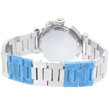 Cartier Pasha C Black W31043M7 Old Calendar Polished B 3