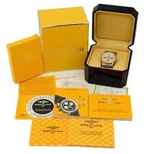 Breitling 42mm Navitimer Two Tone Automatic Chrono B+P! Ref: D23322! 2