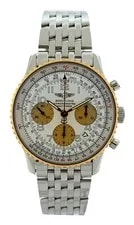 Breitling 42mm Navitimer Two Tone Automatic Chrono B+P! Ref: D23322! 3