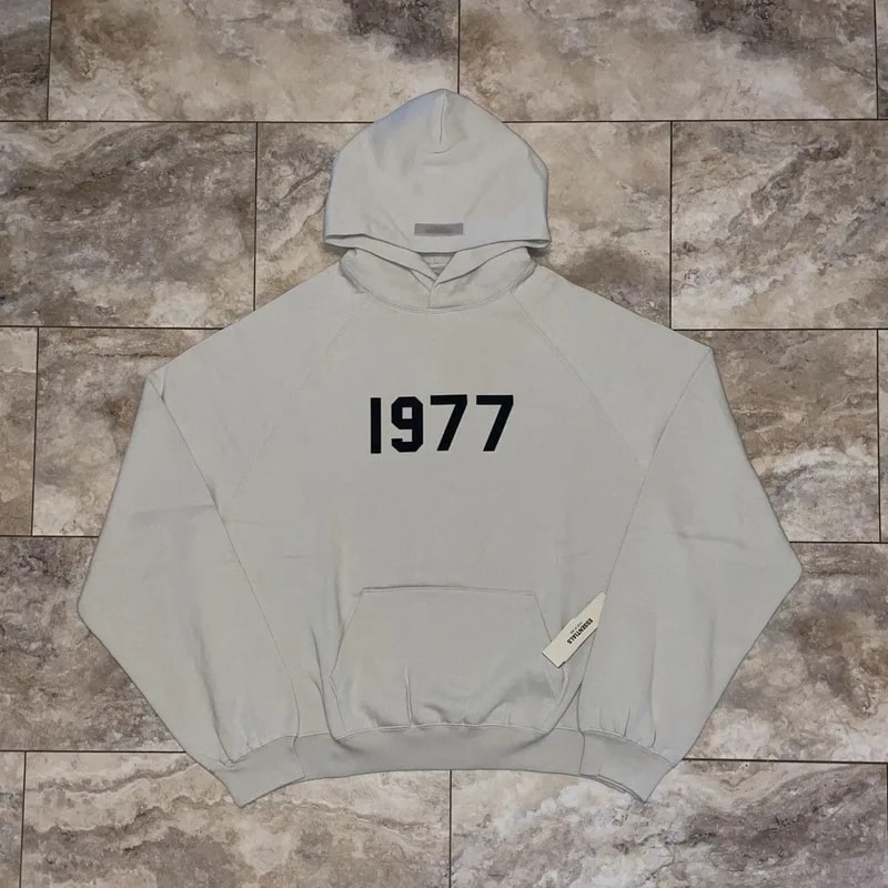 Fear of God Essentials 1977 Hoodie ‘Wheat’ Size XL — streetwear — resale