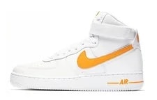 Nike — [AT4141-101] -- Nike Air Force 1 休闲 防滑耐磨 高帮 板鞋 男款 黄白 — Sneaker — resale