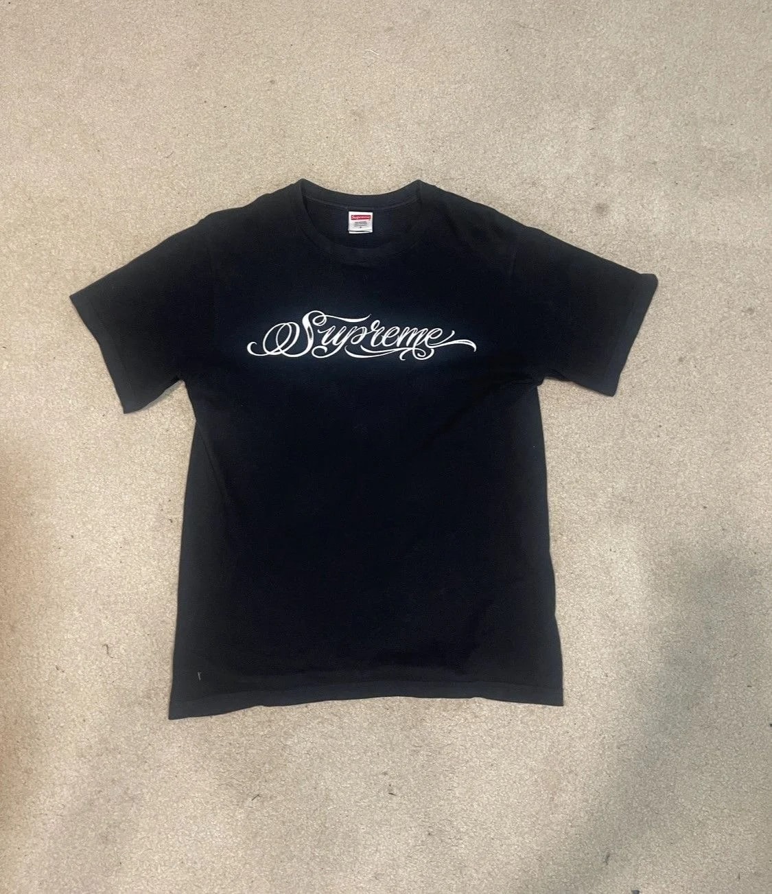 Supreme — Supreme Cursive Script Tee — streetwear — resale