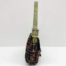 Fendi Baguette Flower Beaded Trim and Sh 4