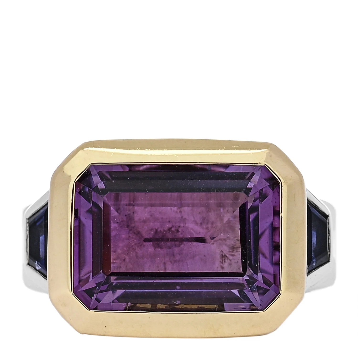 David Yurman — 18K Yellow Gold Iolite Three Novella 52 6 — Jewelry — resale