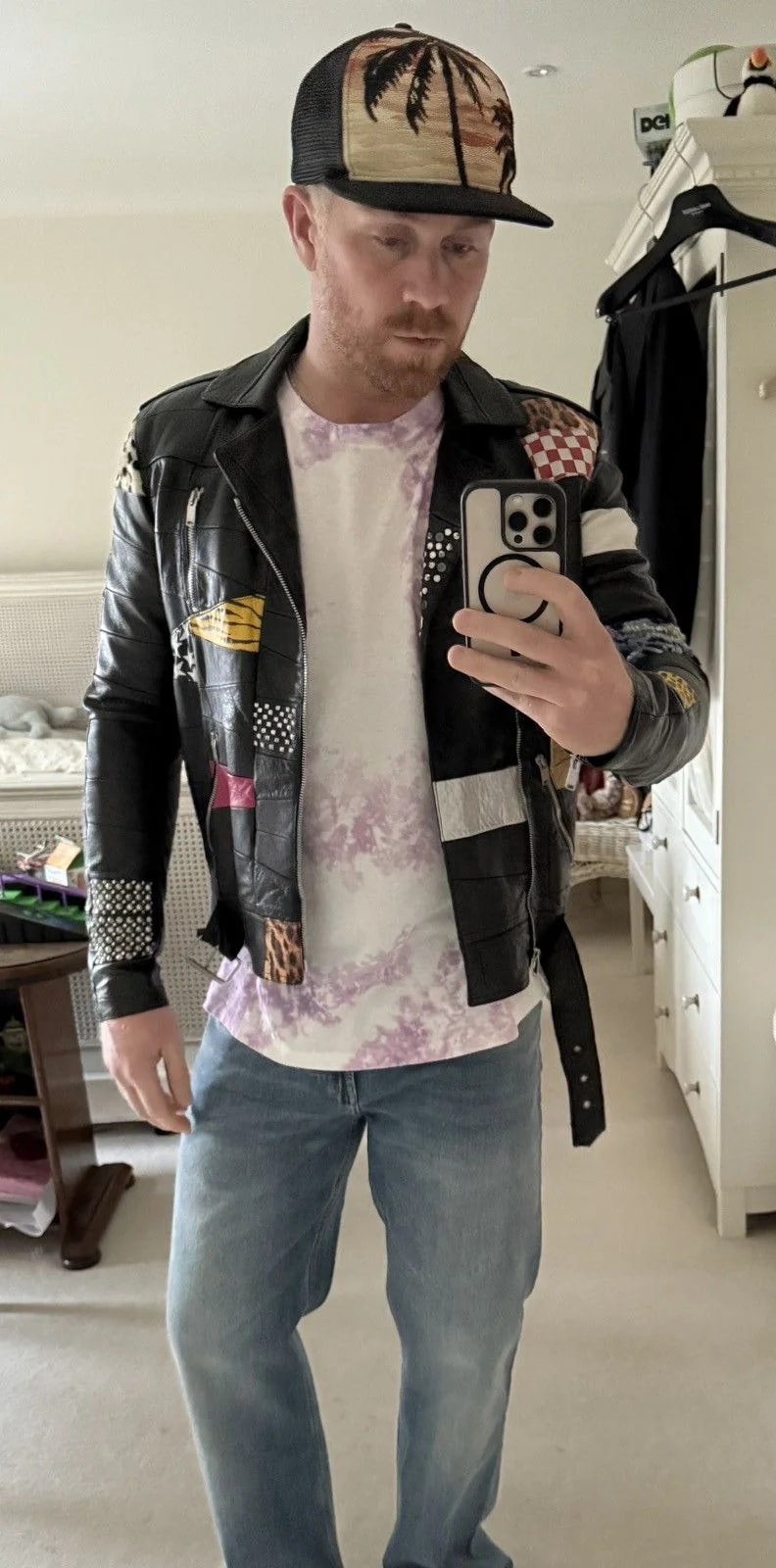 Saint Laurent — Saint Laurent Tie Dye Cloud T Shirt Hedi — streetwear — resale