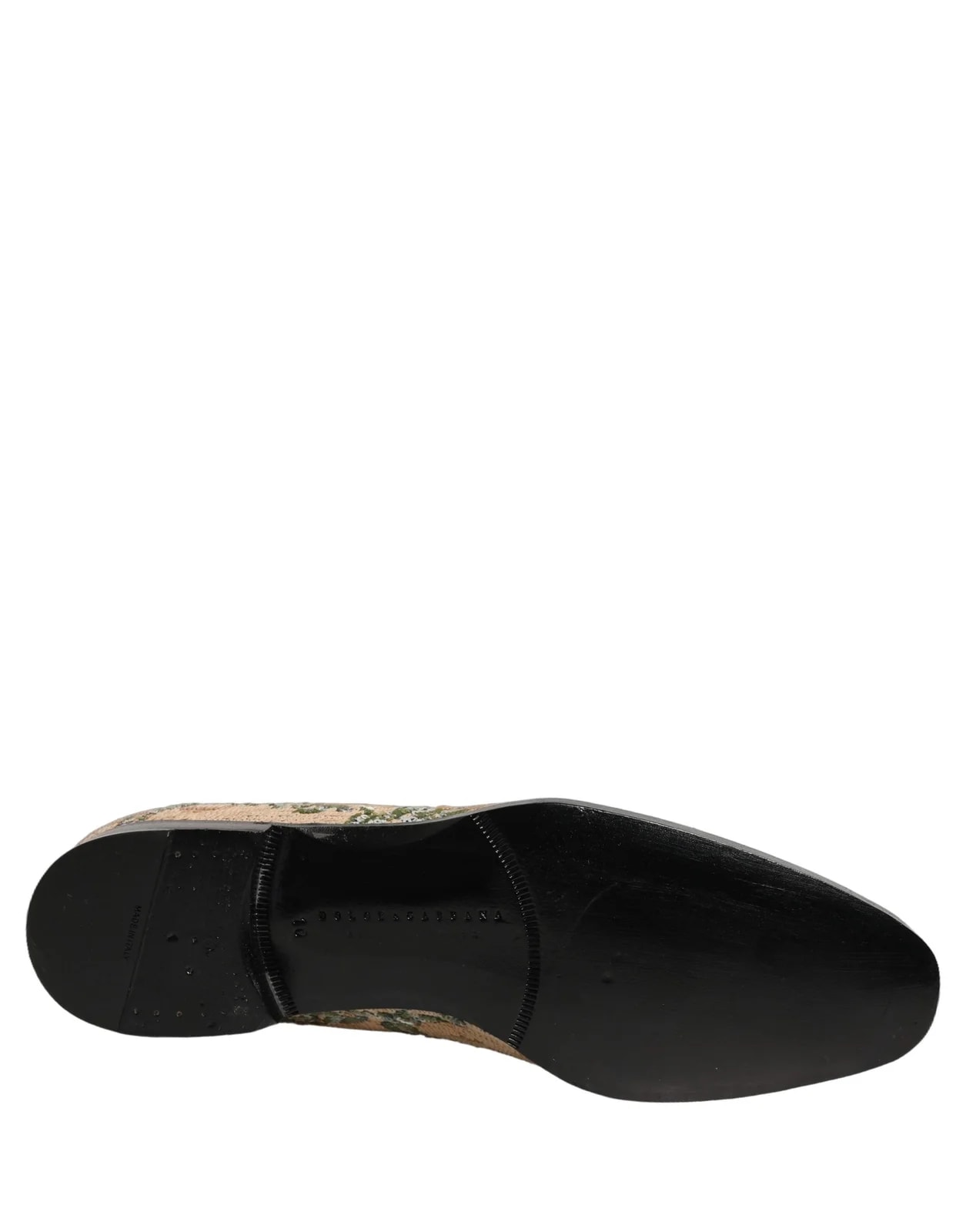 Dolce & Gabbana — Dolce & Gabbana Sequin Embroidery Dress Loafers Shoes — Designer Shoe — resale