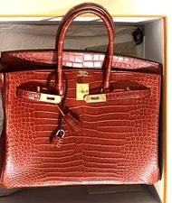 Hermès Birkin 35 VIF Matte Porosus GHW 2