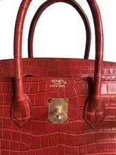 Hermès Birkin 35 VIF Matte Porosus GHW 4
