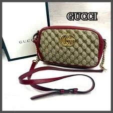 Gucci — Gucci GG Marmont 24.5x14x7cm Chain Strap — Handbag — resale