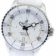 Breitling Superocean Automatic 36mm A17377 White Dial Box Papers