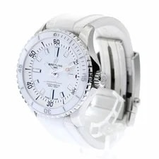 Breitling Superocean Automatic 36mm A17377 White Dial Box Papers 3