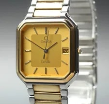 Omega — [Exc+5] Omega de Ville Cal.1430 30mm Gold Square Quartz — Watch — resale