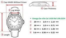 [Exc+5] Omega de Ville Cal.1430 30mm Gold Square Quartz 2