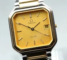 [Exc+5] Omega de Ville Cal.1430 30mm Gold Square Quartz 4