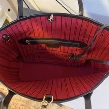 Louis Vuitton Neverfull Interior w/Dust 2