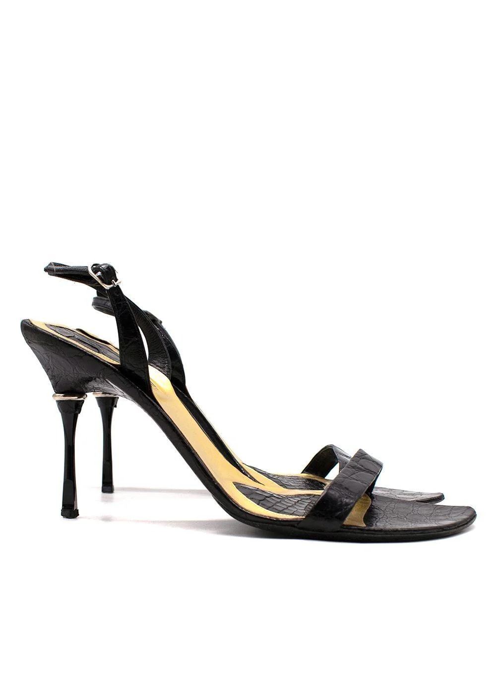 Bottega Veneta Embossed Ankle Strap 3