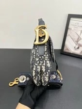 Dior Saddle Medium Embroidery 3-Way Duty Paid 4