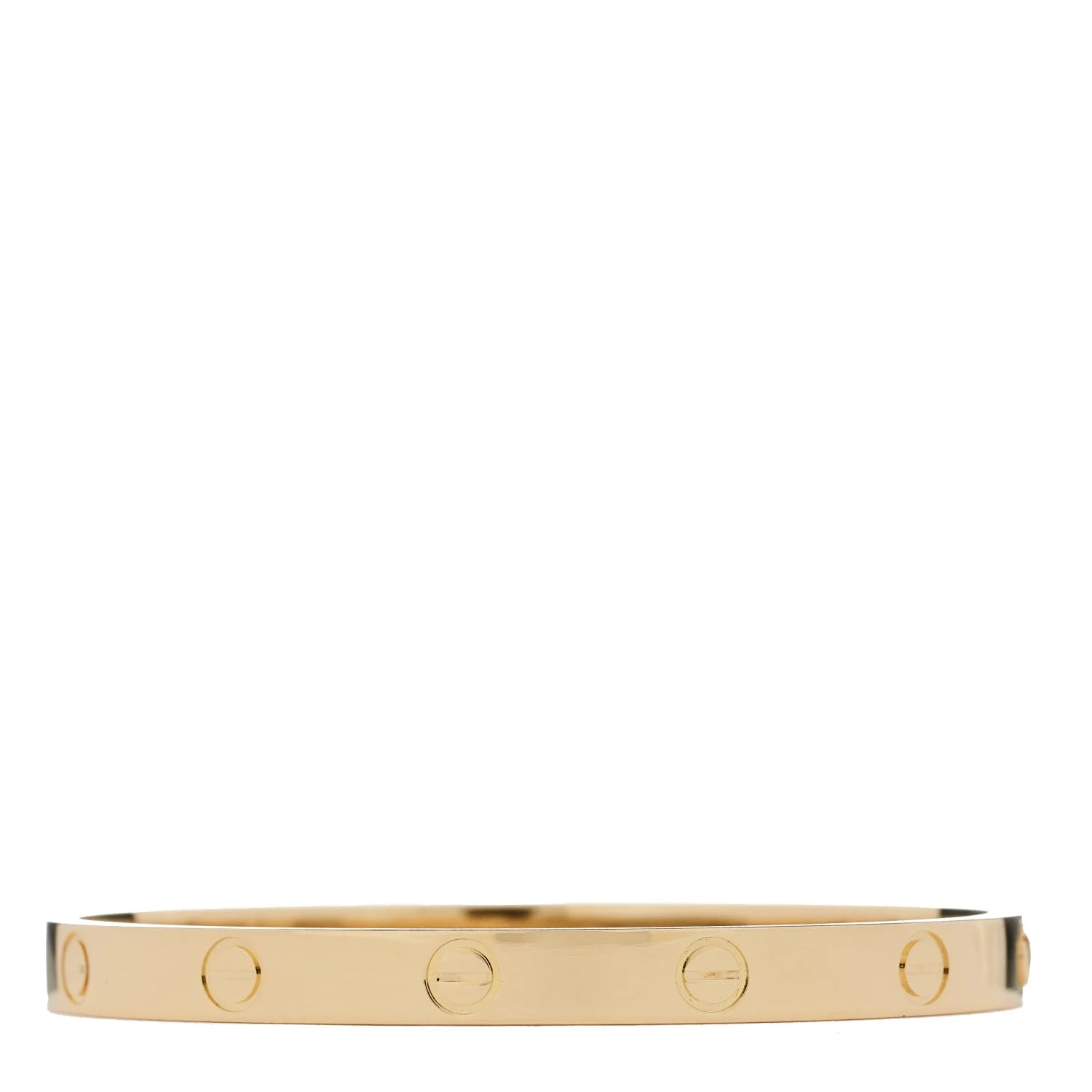 Cartier — 18K Yellow Gold Love Bracelet 17 — Jewelry — resale