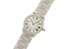 Cartier Ronde Solo SM W6701004 Stainless Steel 29.5mm Silver Dial Quartz #DW2029 2