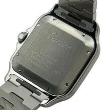 Cartier Santos LM WSSA0062 40mm Stainless Steel Green Dial Automatic OKW2966 2