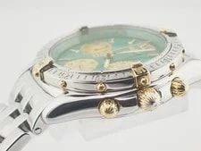 Breitling Jetstream Chrono Quartz Green Dial B55048 2