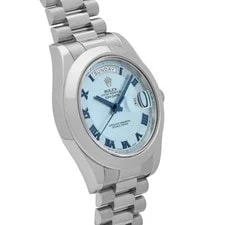 Rolex Day Date II 218206 Automatic Winding 41mm Ice Blue/roma Platinum 3