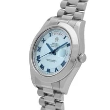 Rolex Day Date II 218206 Automatic Winding 41mm Ice Blue/roma Platinum 4