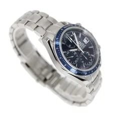 Omega Speedmaster Date 3212.80 39mm SS Blue Dial Automatic Chronograph #KN420 3
