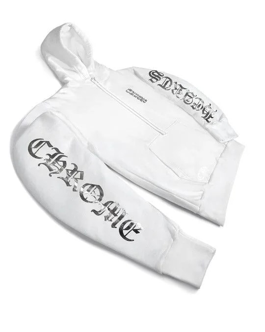 Chrome Hearts — XL Hearts Foil Print Hoodie ✅❤️ NEW 2026 — streetwear — resale
