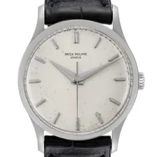 Patek Philippe — Patek Philippe Calatrava White Gold 570 Box Papers — Watch — resale
