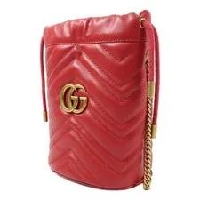Gucci GG GHW GG Marmont Bucket Chain 575163 3