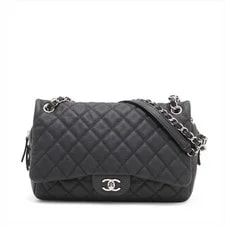 Chanel — Chanel Matelasse Skin Single Flap Double Chain Metal Fit — Handbag — resale