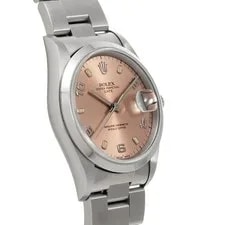Rolex Oyster Perpetual Date 15200 Pink Stainless Steel Automatic #W2115 3