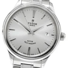 Tudor — Tudor Style 12500 Silver Automatic SS Date — Watch — resale