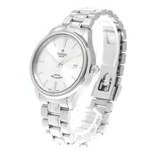 Tudor Style 12500 Silver Automatic SS Date 2