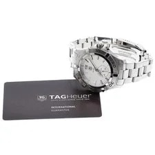 TAG Heuer — TAG Heuer Aquaracer Grand Date WAF1015.BA0822 41mm SS Silver #C9599 — Watch — resale