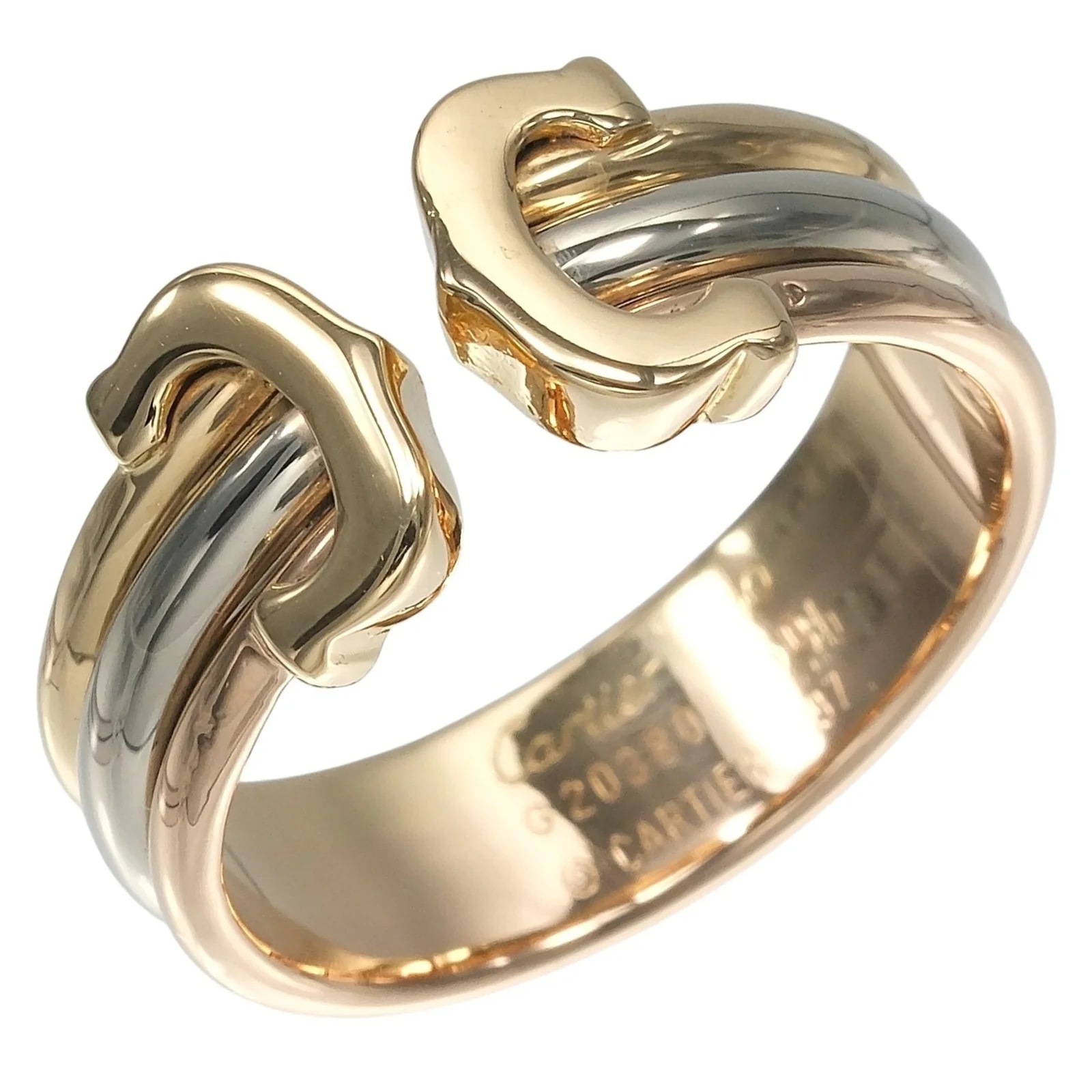 Cartier — Cartier Yellow Gold (18K) (18K) White Gold (18K) Band — Jewelry — resale