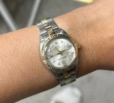 Rolex — Rolex Datejust – Factory Diamond Dial – Two-Tone 18K Gold & Stainless Steel — Watch — resale