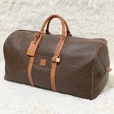 Celine — Celine Macadam Pattern Boston Travel Luggage Large — Handbag — resale